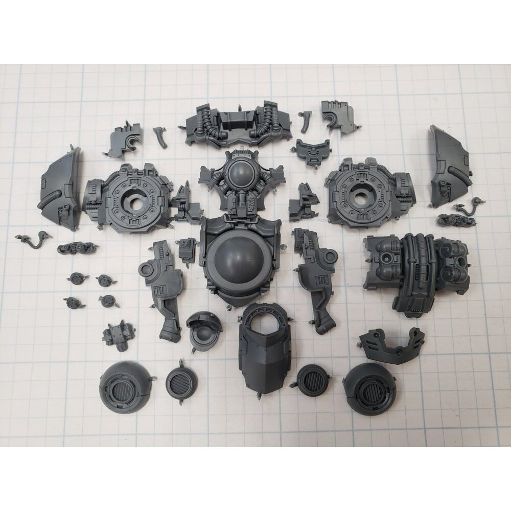 30K Space Marine Bits Saturnine Dreadnought Torso Sarcophagus Set